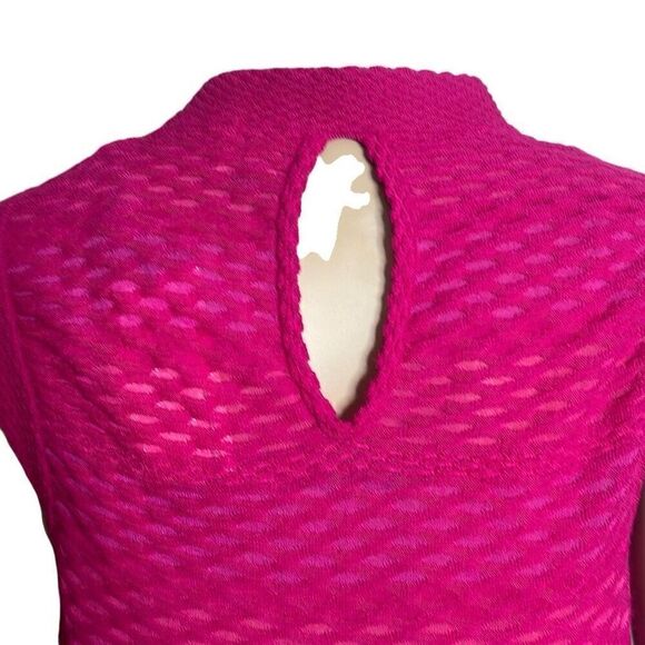 M Missoni Magenta Shift Midi Wool Blend Dress M NWT (001) - Picture 8 of 15